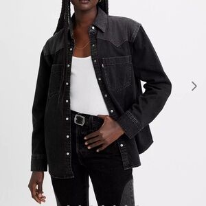 Levi’s teodora western button up shirt